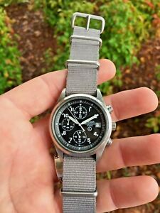 【送料無料】腕時計　パルサークロノグラフpulsar raf issued chronograph