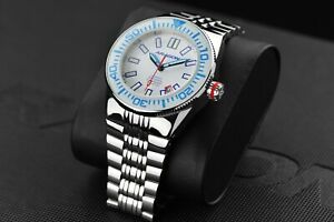 【送料無料】腕時計　アラゴンヘレスフラットチューブaragon a375wht hercules t100 flat tube 50mm｜hokushin