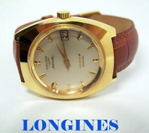 【送料無料】腕時計 ヴィンテージロンジンスターアドミラルウォッチサービスvintage longines 5 star admiral automatic date watch cal345* exlnt* serviced