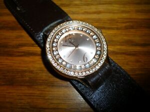 【送料無料】腕時計　レディースリプシーローズゴールドメッキクォーツカフウォッチストラップladies lipsy rose gold plated wristwatch quartz fitted to a cuff watch strap