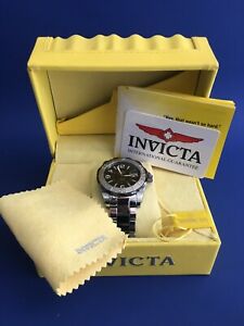 【送料無料】腕時計　インビクタプロダイバーウォッチセラミックタングステンモデルスイスオートマチックレアinvicta pro diver watch ceramic tungsten model 3410 swiss automatic 26 jwl rare｜hokushin 84,139円