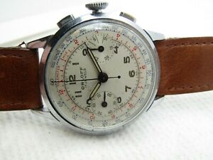 【送料無料】腕時計　ヴィンテージオルロフヴァルジュークロノグラフサーカvintage orl valjoux 92 chronograph circa 40s