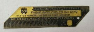 【送料無料】腕時計　ビンテージジャーマンローサイモンマシンゲージフレキソラウンドファンシークリスタルvintage germanowsimon machine cogauge for flexo round amp; fancy crystal apr1933