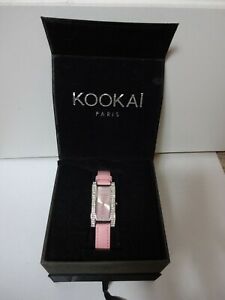 【送料無料】腕時計　クーカイパリステンレスレディースピンクウォッチkookai paris koo253s stainless steel ladies pink watch 3atm water resistant di