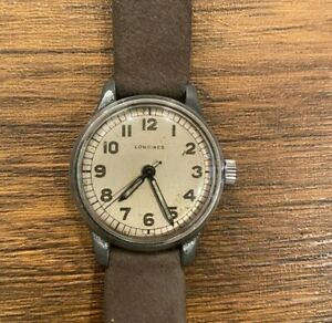 【貨物輸送無料】ウオッチ ビンテージロンジンミリタリーウォッチアメリカvintage longines military watch 1940s  ww2 cal 12l for the american army