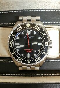 【送料無料】腕時計　ボシェットハープーンメートルスイスboschett harpoon 1000 meters swiss eta 28242 automatic
