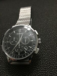 【送料無料】腕時計　モバドクロノグラフメンズスチールウォッチスイスサファイアクリスタルmovado since 1881 circa chronograph mens steel watch swiss made sapphire crystal