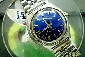 【送料無料】腕時計　メンズマニュアルハンドウィンドヴィンテージmens 37mm ricoh 17j manual hand wind vintage 1975 ss 8 wrist watch｜hokushin