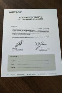 【貨物輸送無料】ウオッチ コレクターズアイテムurwerk certificate of origin amp; international guarantee unused collectors item