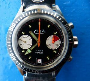 【貨物輸送無料】ウオッチ クロノエタンシュアネchrono etanche 12 気圧 elge annee 60