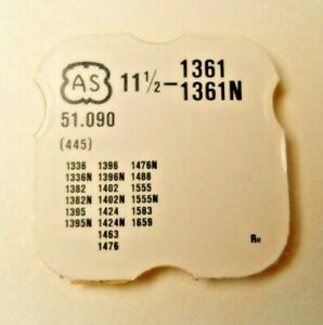 【送料無料】腕時計　シルドパーツセッティングレバースプリングセットブリッジサイズas a schild part 445 setting lever spring set bridge cal 1361 1361n size 11 12