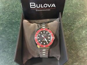 【送料無料】腕時計　ブローバオロコロジオウオモオートマチックダイマージョンbulova oceanographer orologio uomo automatico da immersione, nuovo