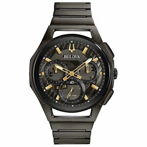 【送料無料】腕時計　ブローバメンズカーブクロノグラフウォッチbulova 98a206 mens curv chronograph watch
