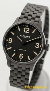 【送料無料】腕時計　シリーズミリタリーウォッチチャコール lumtec c series c7 automatic military watch charcoal pvd 38mm w warranty