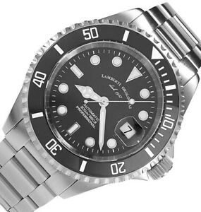 【貨物輸送無料】ウオッチ ランベルティオロロギアアクアフォルテカースイスザフィーロlambertiorologiai  80517n  acquaforte 200 mov auto swiss made   zaffiro