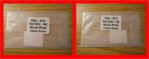 【送料無料】腕時計　ウォッチパーツホイールクランプスクリューelgin replacement watch part 202 660 6343 700 5072 minute wheel clamp screw