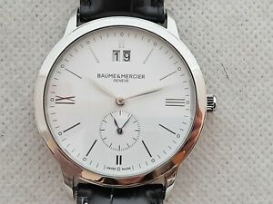 【貨物輸送無料】ウォッチ ボームメルシエクラシマアッチャイオウモウbaume mercier classima gmt ref65773 acciaio uomo 2014