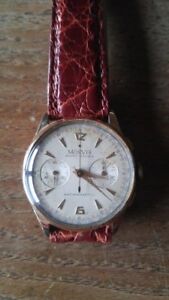 【貨物輸送無料】ウォッチ ヴィンテージモンビスクロノオロカリカマニュアルvintage monvis crono oro 18 k carica manuale