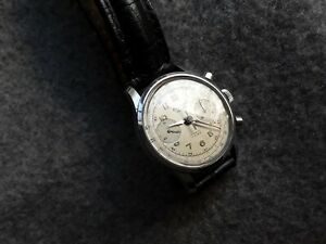 【送料無料】腕時計　クロノグラフエルドールジュネーブエタンチェスチールchronographe eldor geneve waterproof etanche all steel