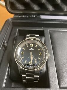 【貨物輸送無料】ウオッチ クレパスプリンガールダイブウォッチウィズケースcrepas plongeur dive watch with case