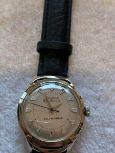 【貨物輸送無料】ウオッチ ブローバゴールドジュエルセルフワインディングウォッチbulova 14k gold 23  jewels self winding watch