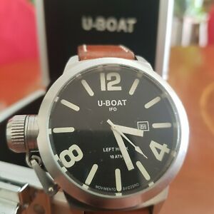 【貨物輸送無料】ウォッチ 猪牙引っ掛かりuboat left hook 10気圧 ref b5308 lio46m