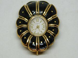【送料無料】腕時計　エンデュラツートーンアナログレディースペダントウォッチendura two tone windup analog ladies pedant watch