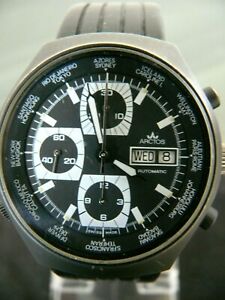 【送料無料】腕時計　アークトースワールドタイマースイスクロノグラフウォッチウールモントレオロオロジョarctos automatic worldtimer 7750 swiss chronograph watch uhr montre orologio 103,939円