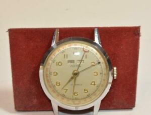 【貨物輸送無料】ウォッチ フルトントリプルカレンダースイスサービスvtg 1950s rare fulton triple calendar 17j swiss men watch fully serviced