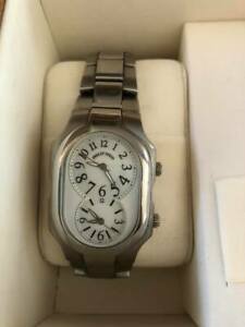 【貨物輸送無料】ウォッチ フィリップスタインメンズデュアルタイムステンレススチールphilip stein men’s dual time stainless steel watch