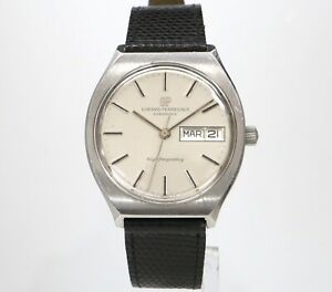 【送料無料】腕時計　ジラール・ペルゴジャイロチックメンスイスヴィンテージgirard perregaux gyromatic 36mm day date mens automatic swiss vintage watch｜hokushin