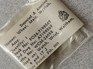 【送料無料】腕時計　オリジナルシールウォルサムメインホイールハブナビゲーションウォッチoriginal sealed waltham 60 26058 main wheel whub for a11 navigation watch