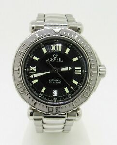【貨物輸送無料】ウオッチ ゲヴリルウォッチauthentic gevril sea cloud steel 40粍 watch limited edition 121500