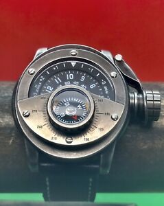 【送料無料】腕時計　レトロヴェルクドイツダイバースイスコンパススチールretrowerk german diver r013 swiss eta 2824 automatic 46mm with compass steel｜hokushin