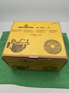 【送料無料】腕時計　ベルゲオンサイクロテストボックスbergeon 5803 automatic watch cyclotest in box 103,490円