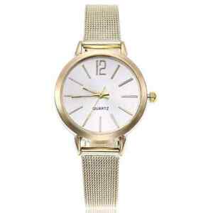 【送料無料】腕時計　モントルミクステドレシックリュクスビジューアベックブレスレットレグラーブルアンアシエmontre mixte dore or chic luxe bijou avec bracelet reglable en acier