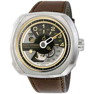 【送料無料】腕時計　セブンフライデーシリーズブラウンレザーsevenfriday vseries brown leather mens v21｜hokushin