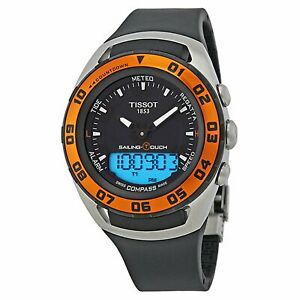 【送料無料】腕時計　ティソセーリングタッチメンズクロノグラフウォッチオレンジtissot sailing touch mens chronograph watch orange