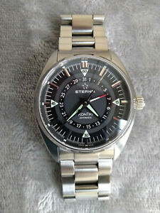 【送料無料】腕時計　エテルナコンティキステンレススチールeterna kontiki fourhands date automatic stainless steel｜hokushin