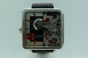 【送料無料】腕時計　オープンハートスケルトンコンプリートレアatek durch 1802 open heart automatic skeleton 41mm 30m complete rare