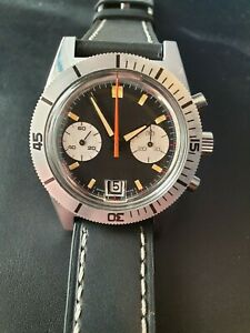 【送料無料】腕時計　カウニープリマクロノグラフヴァルジュージュエルズnos cauny prima chronograph valjoux 7734 17 jewels｜hokushin