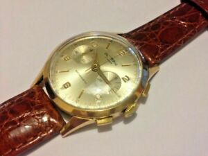 【送料無料】腕時計　クロノグラフォオリンピックオロカリカマニュアルランデロン11 cronografo olympic oro 18 kt anni 60 carica manuale landeron
