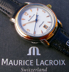 【送料無料】腕時計　ノーブルモーリスロワウィメンズウォッチスチールソリッドゴールドedle maurice lacroix damenuhr pontos ?date; stahl18kmassivgold