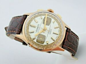 【送料無料】腕時計　クロノグラフローズゴールドマニュアルミリメートルヴァルジューサービスverywatch chronograph 18 kt rose gold 50s manual 35 mm valjoux 7733 serviced