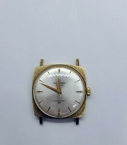【送料無料】腕時計 ゴールドユニバーサルジュネーブ14k gold universal geneve automatic wristwatch working|hokushin