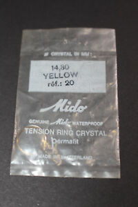 【送料無料】腕時計　ヴィンテージミドウォッチクリスタルテンションリングvintage mido nos 1430mm watch crystal ref 20 yellow tension ring waterproof