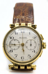 【送料無料】腕時計　オロロジオヴィンテージブローバクロノグラフorologio vintage bulova chronograph