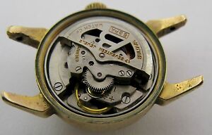 【送料無料】腕時計 ブローバレディウォッチムーブメントゴールドケースbulova 6bpa as 1477 lady watch movement 17 jewels amp; gold filled case for parts|hokushin