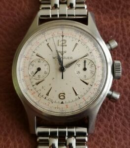 【貨物輸送無料】ウォッチ ヴィンテージウィットナウアークロノグラフウォッチヴィーナスvintage wittnauer ref 3256 chronograph watch, venus 188 メンズ腕時計-腕時計