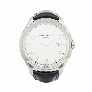 【送料無料】腕時計　ボームメルシエクリフトンステンレスbaume amp; mercier clifton stainless steel watch m0a10419 com002510｜hokushin
